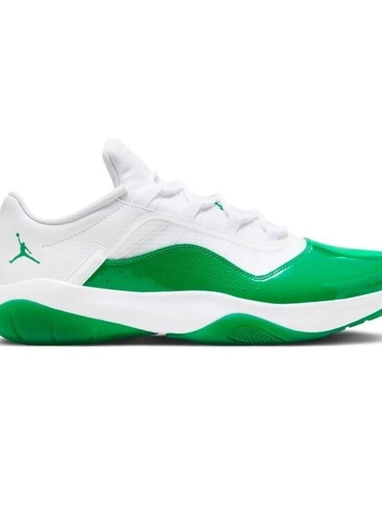Air Jordan 11 CMFT Low Women Basketball Shoes White Green DV2629-131 NEW - Picture 1 of 8